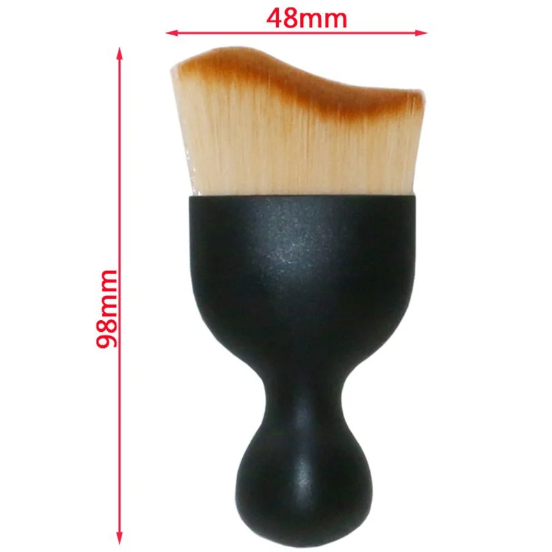 Shape-Makeup-Brush-Wave-Arc-Curved-Hair-Shape-Wine-Glass-Base-Foundation-Make-Up-Brush-Pro