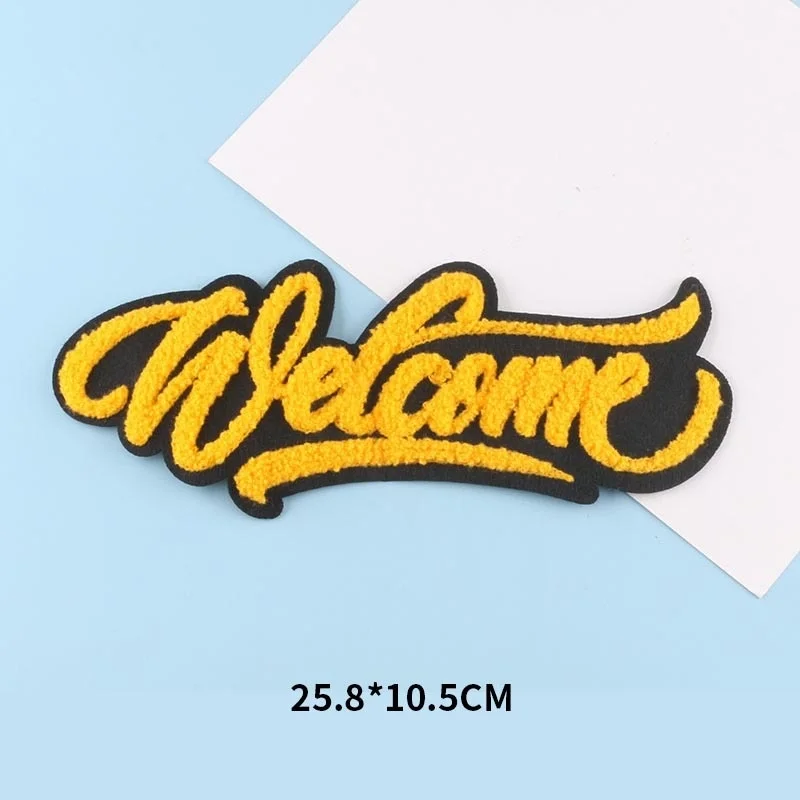 Name Logo Patch POP! Iron Ons Patches Bulk for Clothing Sequin Accessories  Stickers for Clothes Large Badge Free Shipping