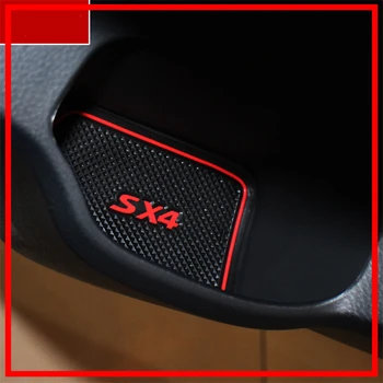 

Car Non-Slip Fit For Suzuki SX4 2011 Interior Cup Cushion Door Mat Covers Cup Mat Stickers Car Accessories 13pcs Per Set