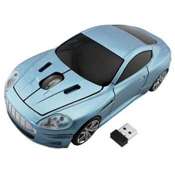 

2.4G Portable Battery Powered Home Laptop Optical USB Car Shape Wireless Mouse