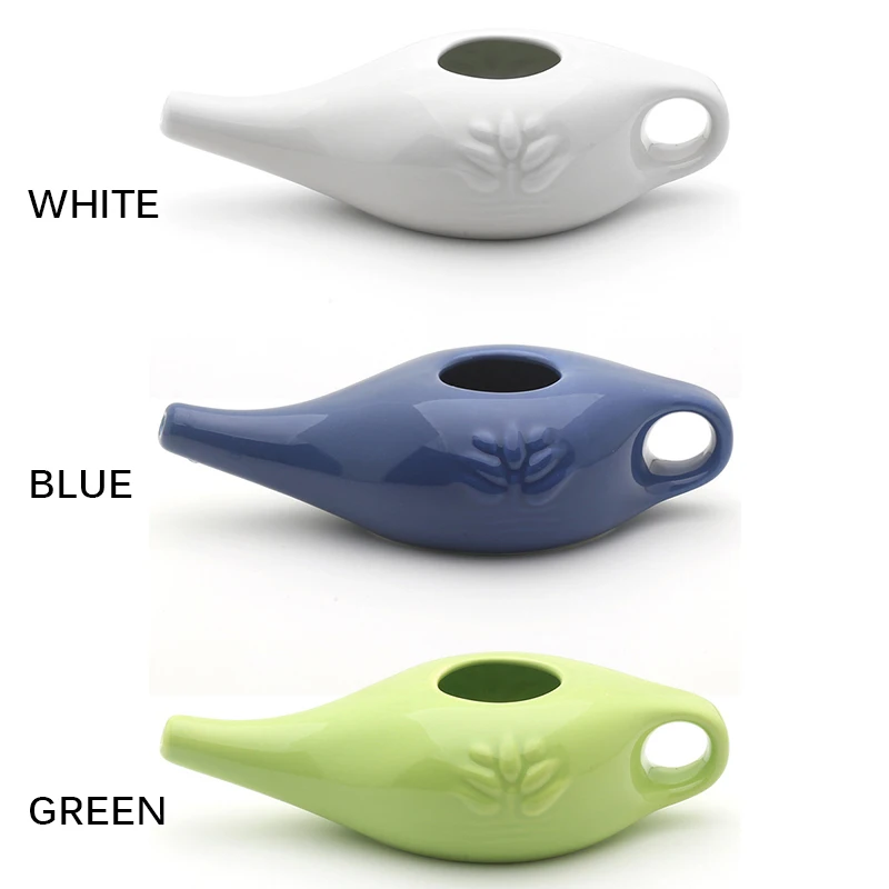 Neti Nose Wash Ceramic Pot Washing Kit For Outdoor Hiking Sinus Rhinitis Allergy Cleaning Equipment Portable | Спорт и развлечения