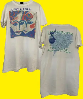 

VINTAGE 80s The Cure The Paryer Tour Gothic Rock Post Punk Size S-2XL Reprint Newest 2019 Men T-Shirt Fashion top tee