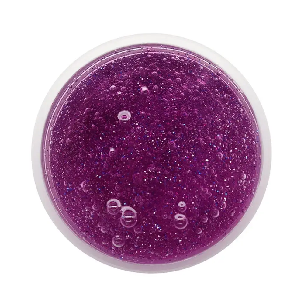50 г Кристалл грязи красочные смешивания облако блеск слизи мягкий шпатлевка Ароматические снятие стресса нетоксичные буракс бесплатно глина игрушка - Цвет: purple