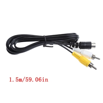 

Black 1.5M/5FT Audio Video AV Stereo Composite Adapter Cable For SEGA Genesis/MD