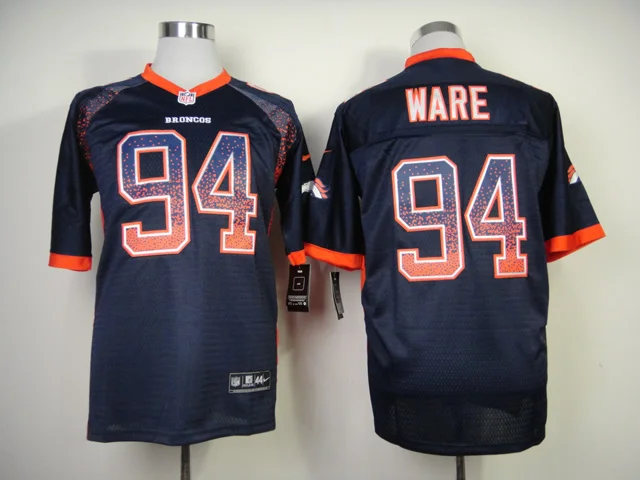 Цвет: желтый Denver fashion, Peyton Manning, Von Miller, demarus Ware, Demaryius Thomas John Elway Jersey - Цвет: Цвет: желтый