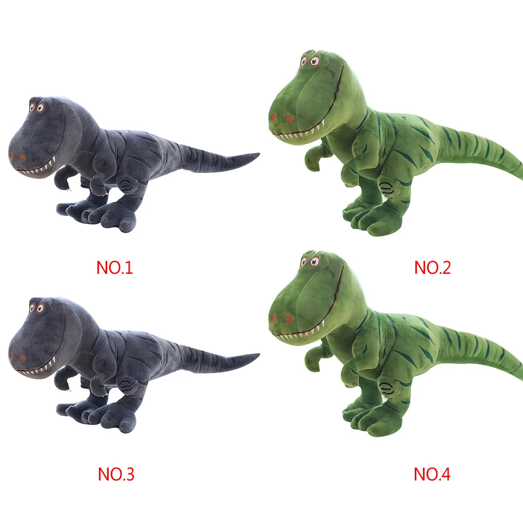 1 шт/40 55 см новые плюшевые игрушки, динозавр из мультфильма с тираннозаврами; милые мягкие игрушки куклы для детей, для мальчиков, подарок на