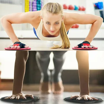 

2Pcs Slide Core Slider Double-sided Disc Exercise Abdominal Muscles Gym Fitness For Yoga Pilates Aerobics Strength Training