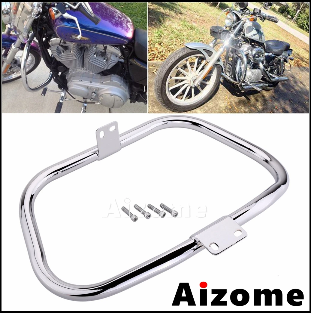 

1.25" 32mm Steel Motorcycle Engine Highway Crash Bar Guard for Harley Sportster XL SuperLow Forty-Eight Seventy-Two Iron 2004-up