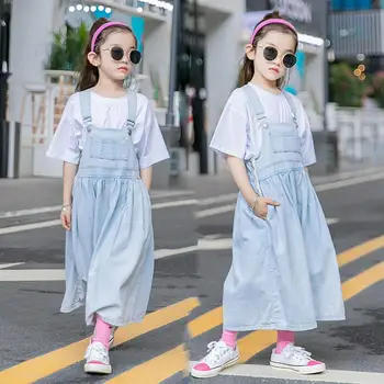 

Kids Costume Teen Girls Clothing Set 2020 Summer Jumpsuit T shirt Suit School Girls Tracksuit Kids Clothes Set 10 12 Years