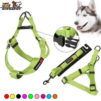 

SUPREPET Pet Cat Dog Harness With Dog Leash Nylon Adjustable Puppy Harness Belt Firm Dog Harness and Leash Set Pet Products