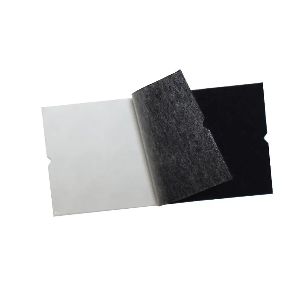 1m/roll Black Fabric Felt With Self-adhesive Glue for Car Wrap Scraper 5cm Width Felt Standby Replacement Spare Parts car wrapping scraper tool