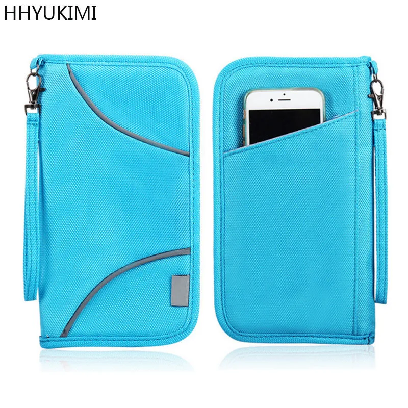 

HHYUKIMI Blocking Passport Cover Travel Wallet Passport Holder Organizer Cover The Passport Men Business Card Holder Waterproof