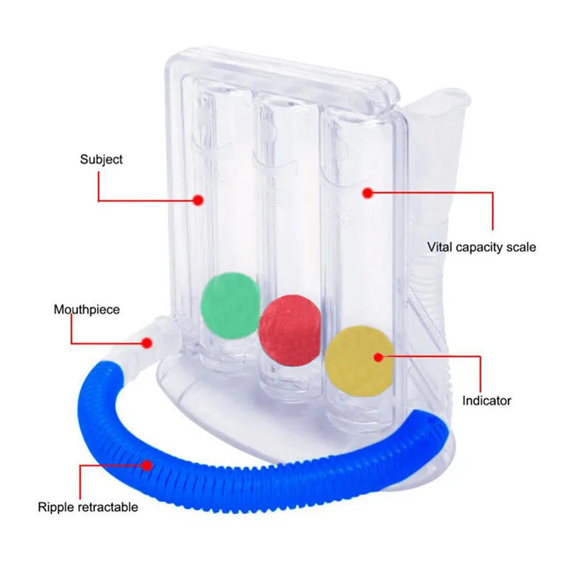 3 Balls Exerciser Spirometry Training Breathing Training Surgical Rehabilitation Exerciser Lung Function Improvement Trainer breathing exerciser breathing trainer