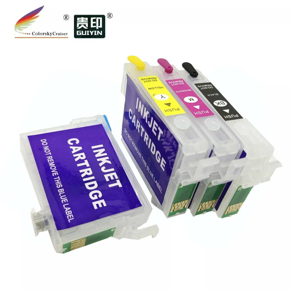 (RCE-1151-734N) Заправляемый картридж с чернилами для Epson T1151 T1052 T1053 T1054 115 100 BK/C/M/Y office T33 |