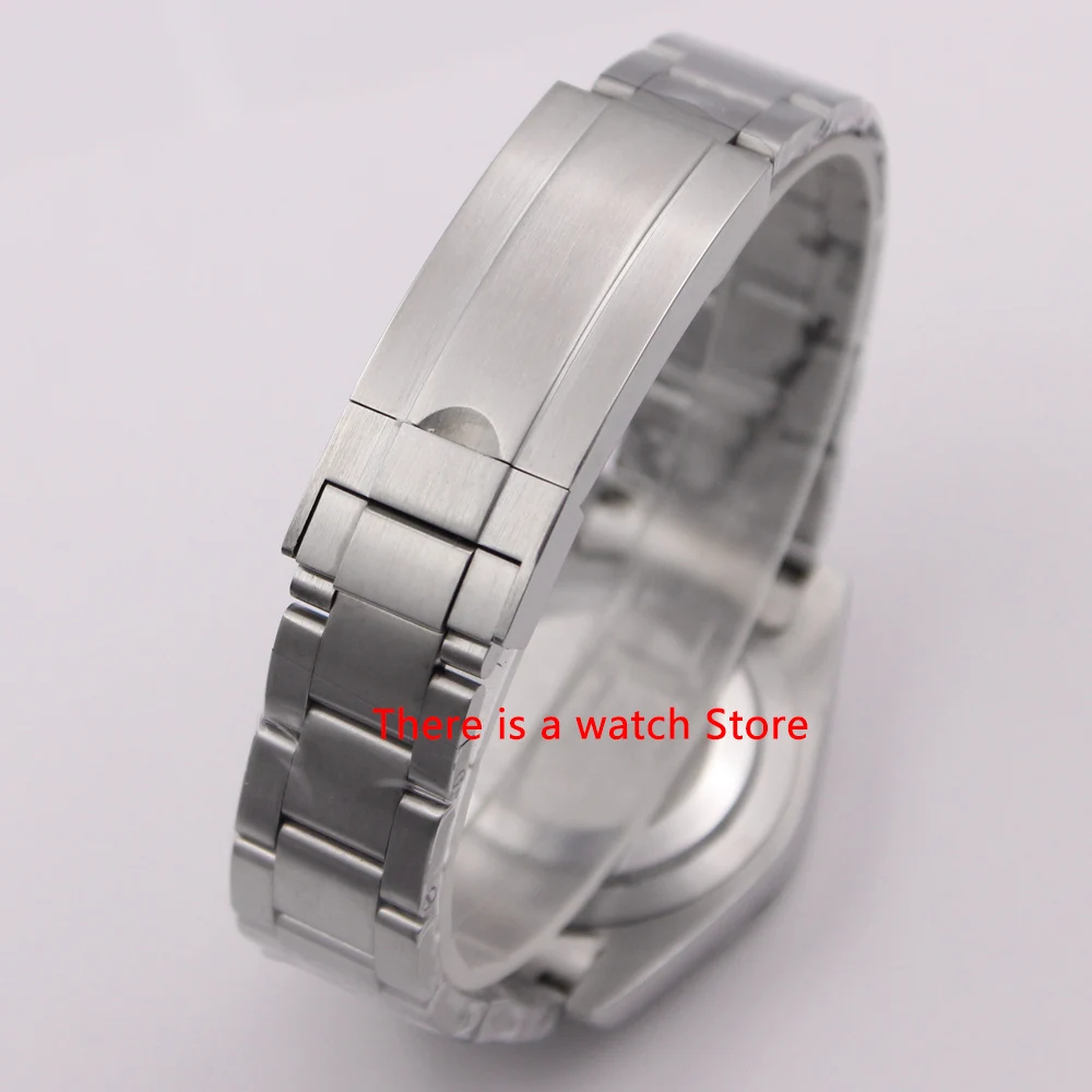  Bliger 40mm Automatic Mechanical Men Watch Luxury Calendar Luminous Waterproof Sapphire Glass Stain