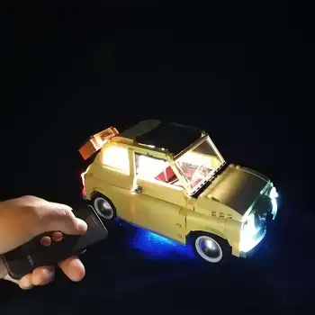 

LED Lighting Kit Creator for 10271 for Fiat 500 Classic Blocks Bricks (Model Not Included) Upgraded Remote Control Kit