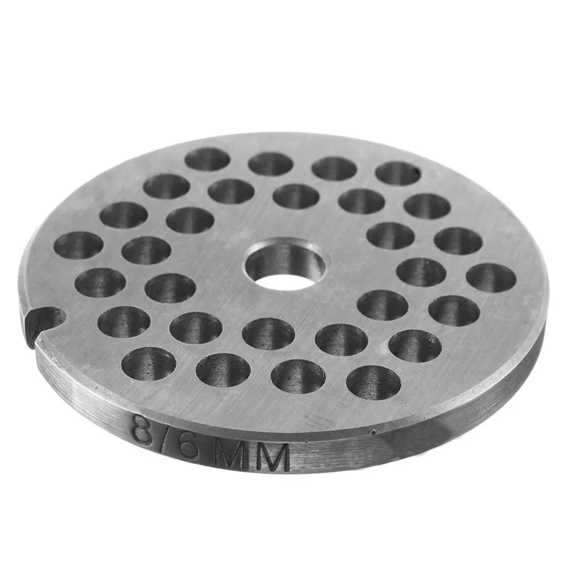 6mm Тип 8 тарелка мясо шлифовальный диск 3/4. 5/6/10/12/16 мм Нержавеющая сталь шлифовальный диск машин Запчасти - Цвет: 6mm