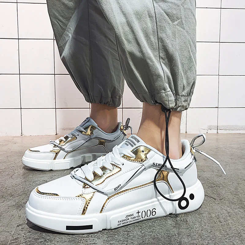 

2020 New Style Spring Casual Low Top Sneakers Korean-style Students White Shoes Men Sports Fashion Shoe