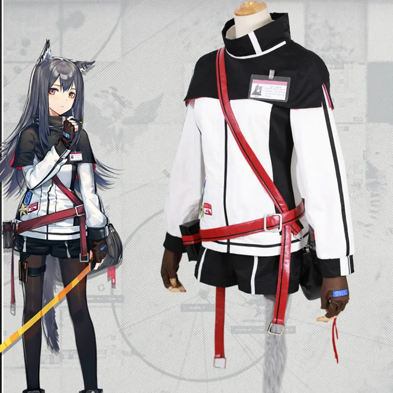 Игровой костюм Arknights Texas комбинезон униформа для взрослых женщин девушка пальто необычное карнавальное платье для косплея наряд для вечеринки полный комплект