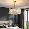 Lampe LED suspendue en cristal au design Post-moderne, éclairage d'ambiance, luminaire décoratif d'intérieur, idéal pour un salon ou une salle à manger, E14 ► Photo 3/6