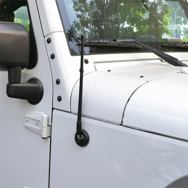 13/" Replacement Radio AM FM Signal Antenna Reflex for Jeep Wrangler JK 2007-2017