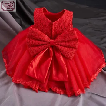 

Summer Girls 1 a Year of Age Birthday Dress Small Flower 2 Baby Formal Dress Wedding Dress Princess Tulle Skirt Young Children D
