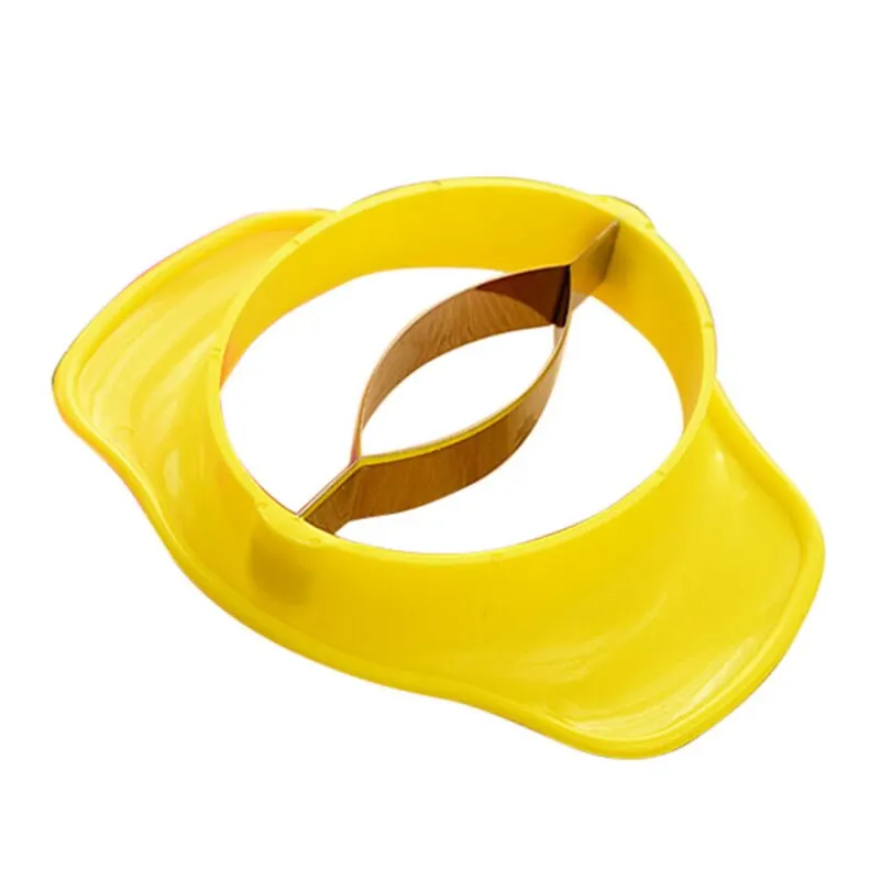 Безопасная Машинка для удаления сердцевины из фруктов резаки разделительные кухонные принадлежности для инструментов высококачественные разветвители из нержавеющей стали - Цвет: Цвет: желтый