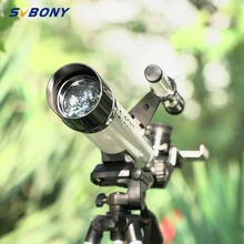 SVBONY SV25 60/420 мм монокулярный астрономический телескоп+ штатив+ оптический видоискатель прицел для часов путешествия Луна птица для детей и студентов