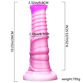 Soft Realistic Fox Dog dildo suction double layer silicone Fake penis lifelike Sex Toys For women sex masturbator Monster dildos 2