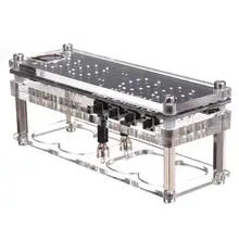 В-12 часы свечение трубки 4-разрядный IN12 часы свечение трубки семь цветов RGB светодиодный DS3231 Nixie часы IN-12B