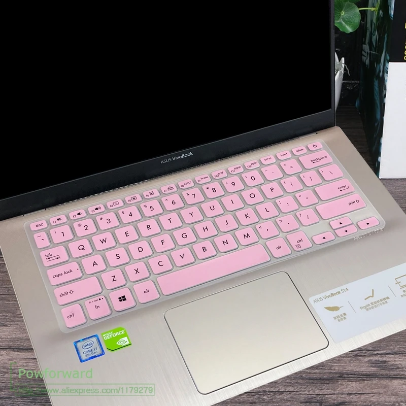 Для ASUS VivoBook flip S14 TP412UA TP412 S430UA S430FN S430FA 1" Защита клавиатуры ноутбука - Цвет: pink