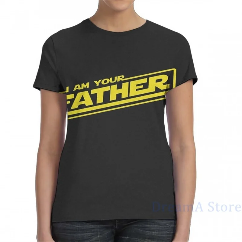 Мужская/женская футболка с принтом I am Your Father Day 2017 модная со сплошным для