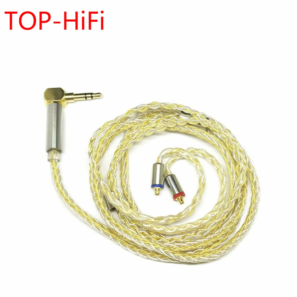 

TOP-HiFi Free shipping MMCX Upgrade Cable 1.2M Single Crystal Copper 3.5mm Stereo for Shure SE846 SE535 SE315 SE215 UE900