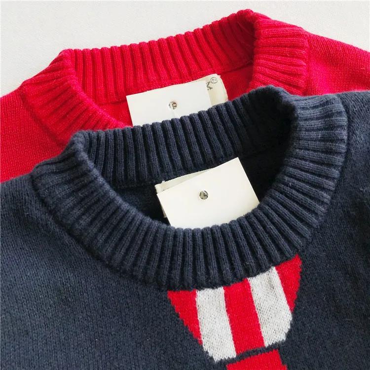 Распродажа, осенне-зимний детский утепленный хлопковый свитер с галстуком для маленьких мальчиков вязаный свитер для мальчиков