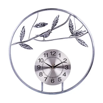 

Drop Shipping 50cm 20 Inches Artistical Silent Wall Clock Hanging Clock For Home Decor 2020 New Arrival - Retro Golden