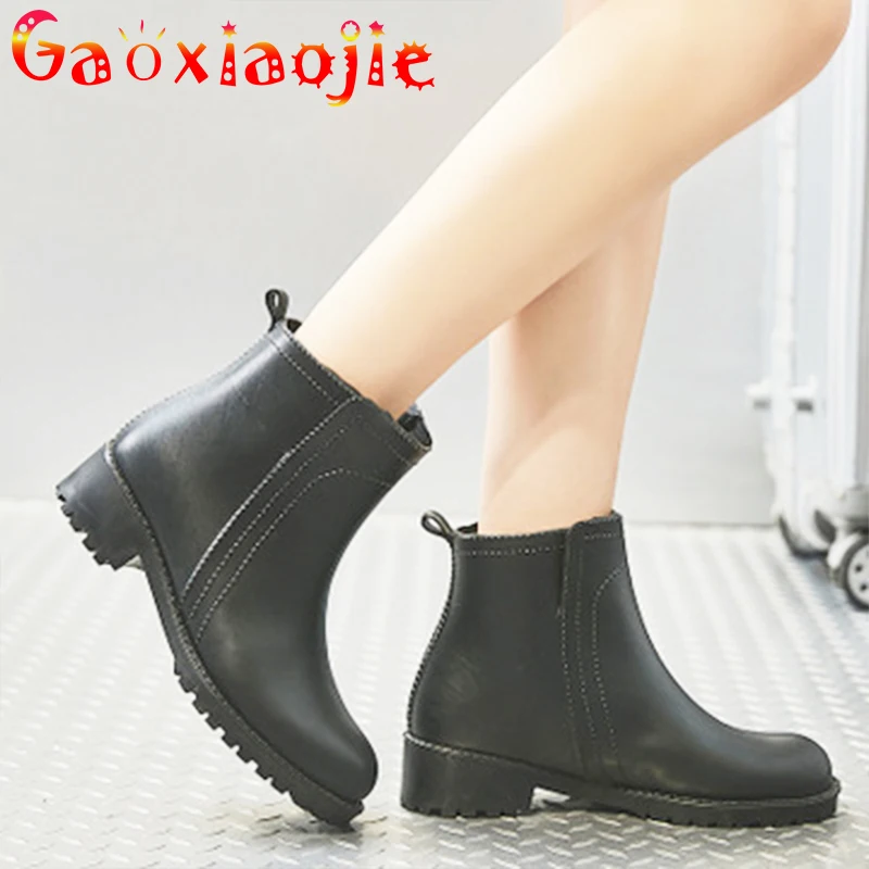 low cut slip on boots