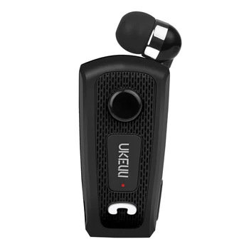 

Bluetooth Clip on headset Wireless Handsfree with Vibration Retractable Clip on T-shirt