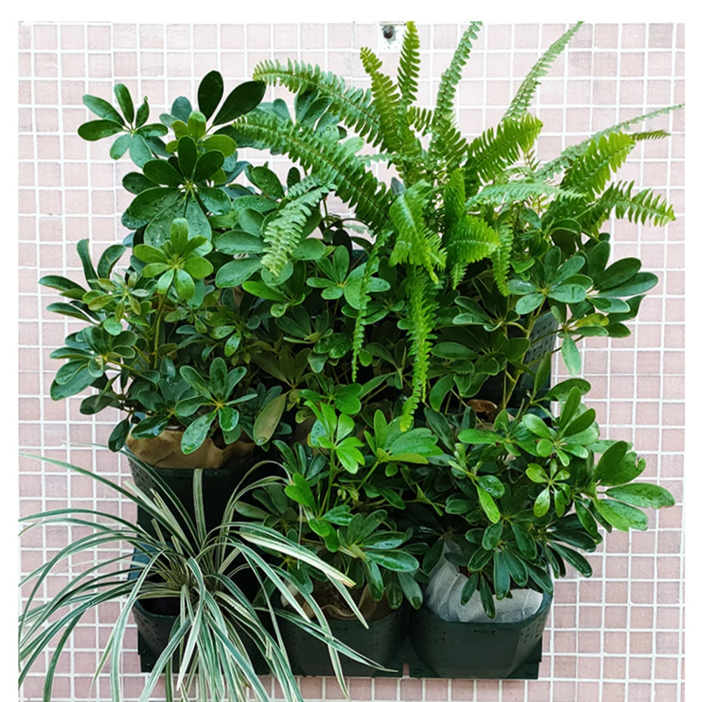 1 PC Garden Stackable Vertical Garden Pots Wall Planter Living Background For Office Outdoor Mall Indoor Living Hall Balcony