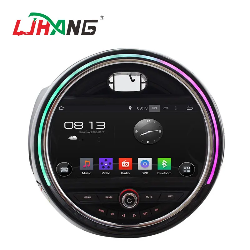 Автомобильный мультимедийный плеер LJHANG 1 din Android для BMW Mini Cooper 2015 2016 автомобильный
