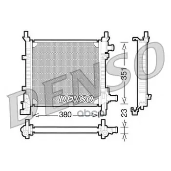 

Radiator Denso art. Drm10061