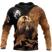 

Hunting Bear Camouflage 3D Print Unisex Hoodies ​Harajuku Fashion Hooded Sweatshirt Autumn Casual Oversized Hoodie Loose Jacket