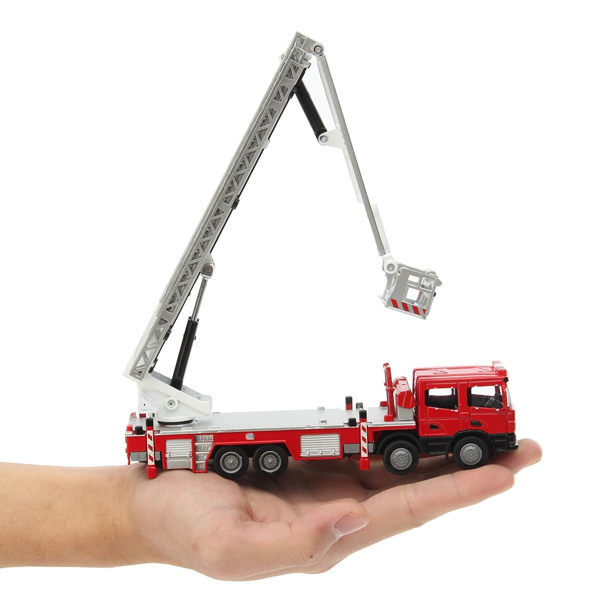 1:50 17x6x4 см детские игрушки Высокая симуляция пожарная машина пожарная лестница автомобиль детские развивающие игрушки