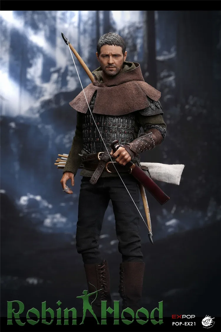 [ESTARTEK] POPTOYS EX21 1/6 Chivalrous Робин Гуд рыцарь двойная голова 12 дюймов Коллекционная Фигурка хобби подарок