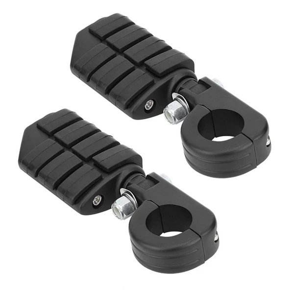 

Motorcycle 38mm Highway Bar Foot Pegs Footrest with Mount For Suzuki For Yamaha For Honda GoldWing GL1500 Black