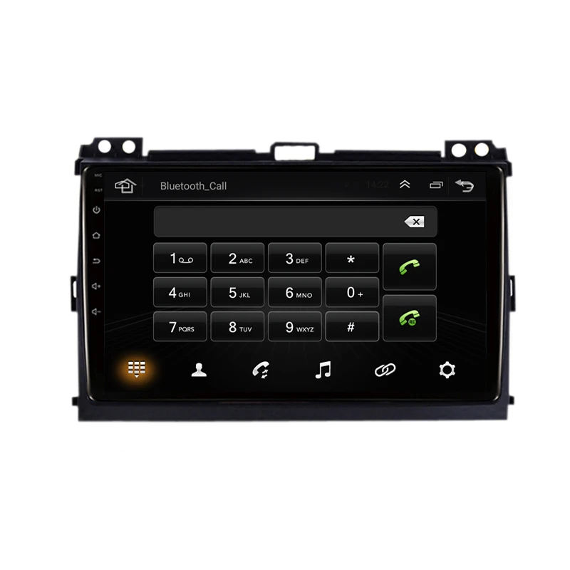 Excellent 9" 2.5D IPS Android 9.1 Car DVD Multimedia Player GPS For Toyota Prado 120 Land Cruiser 2004-2009 radio DSP Estereo navigation 3