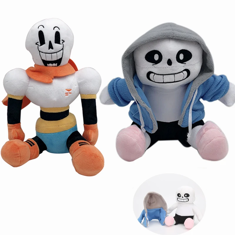 Undertale Sans Синий Красный Зомби Череп плюшевая кукла девочка дети под сказкой игры аниме фигурка мягкая подушка под хвост Декор Игрушки
