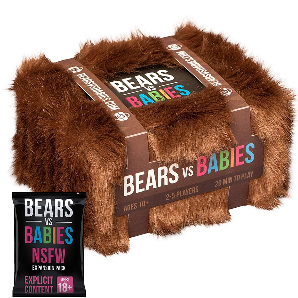 Настольная игра Bear VS Babie карточки для взаимодействия родителей и детей базовый NSFW