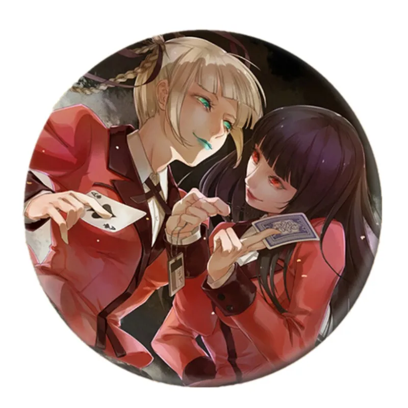 Anime Manga KAKEGURUI Brooch Pin Brestpin Yumeko Jabami Badge For Clothes Backpack Decoration Children's gift