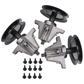 

3 Spindle Assembly W/Pulley Bolt For MTD for Cub Cadet 618-06978 918-06978 285-705