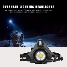 2000lm XHP70LED фонарик Смарт USB фара выход функция батарея 200 м Регулируемая дальность света походная лампа на голову